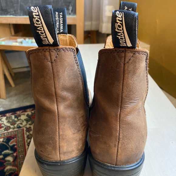 Blundstone heel antique brown boots 8 - Picture 4 of 8